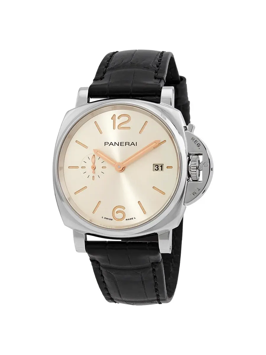 Мужские часы Panerai Luminor Due Automatic PAM01249 — серебристый