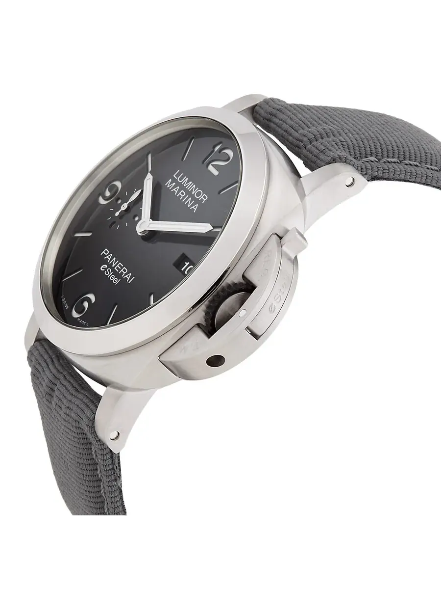 Мужские автоматические часы Panerai Luminor Marina eSteel Polished Grey Gradient PAM01358 — изображение 2 из 3