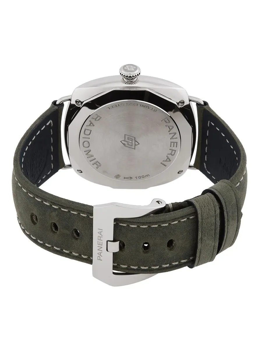 Мужские часы Panerai Radiomir Officine 45 мм с ручным заводом и белым циферблатом PAM01384 — изображение 3 из 3