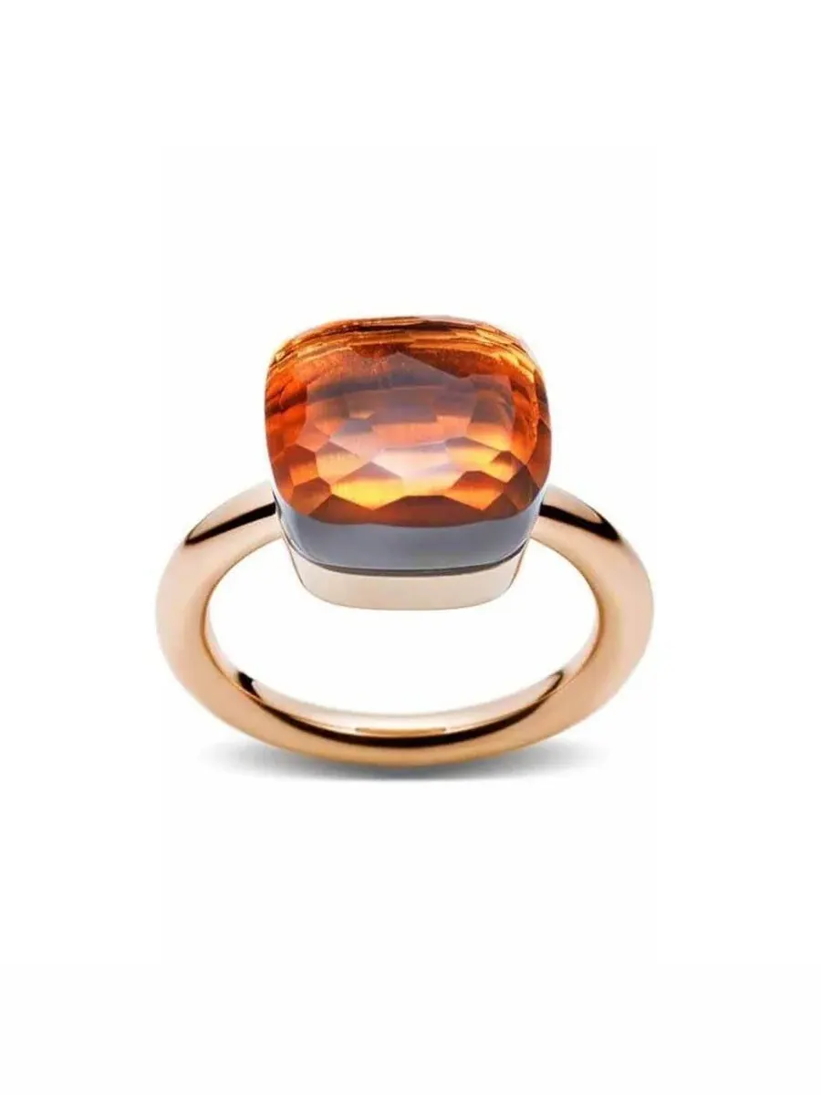 Кольцо Pomellato Nudo Classic с цитрином, размер 52 или размер 6 - PAA1100_O6000_000OV — изображение 1 из 1, оттенок желтый