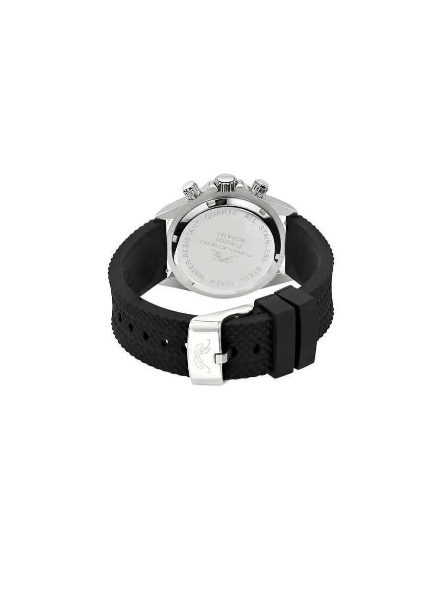 Мужские часы Porsamo Bleu Preston Sport Chronograph Quartz с черным циферблатом 1037APRR — изображение 4 из 6