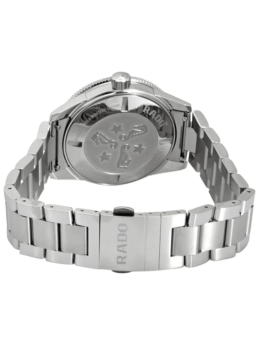 Мужские часы Rado Captain Cook Automatic с зеленым циферблатом R32105313 — изображение 3 из 3, оттенок серебряный