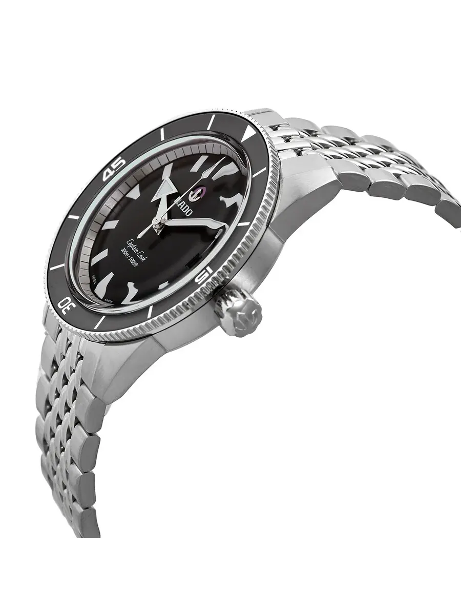 Мужские часы Rado Captain Cook Automatic с серым циферблатом R32105103 — изображение 2 из 5, оттенок серебряный