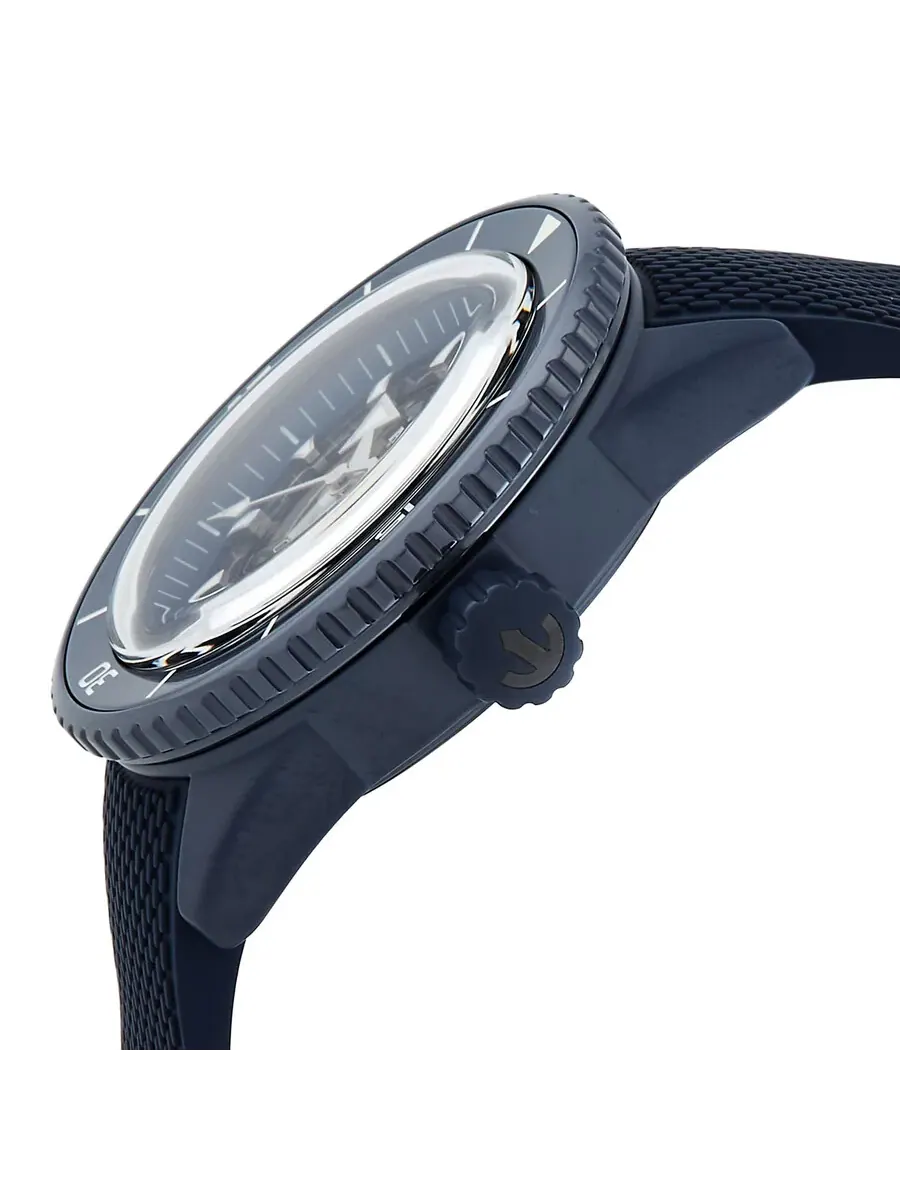 Мужские часы Rado Captain Cook с автоматическим скелетонизированным циферблатом R32153209 — изображение 4 из 4, оттенок синий