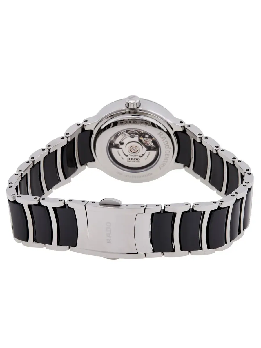 Женские часы Rado Centrix Automatic с черным циферблатом и бриллиантами R30020712 — изображение 3 из 3, оттенок черный