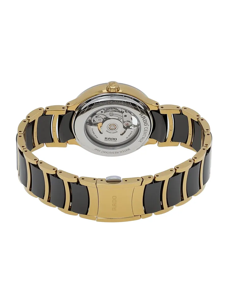 Автоматические унисекс-часы Rado Centrix с зеленым циферблатом и двухцветным корпусом R30008302 — изображение 3 из 3