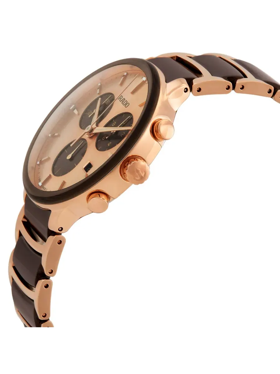 Мужские часы Rado Centrix Chronograph Quartz R30212402 — изображение 2 из 3, оттенок коричневый