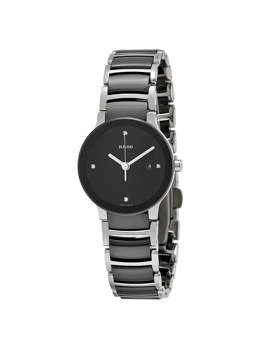 Женские кварцевые часы Rado Centrix R30935712 — изображение 1 из 4, оттенок черный
