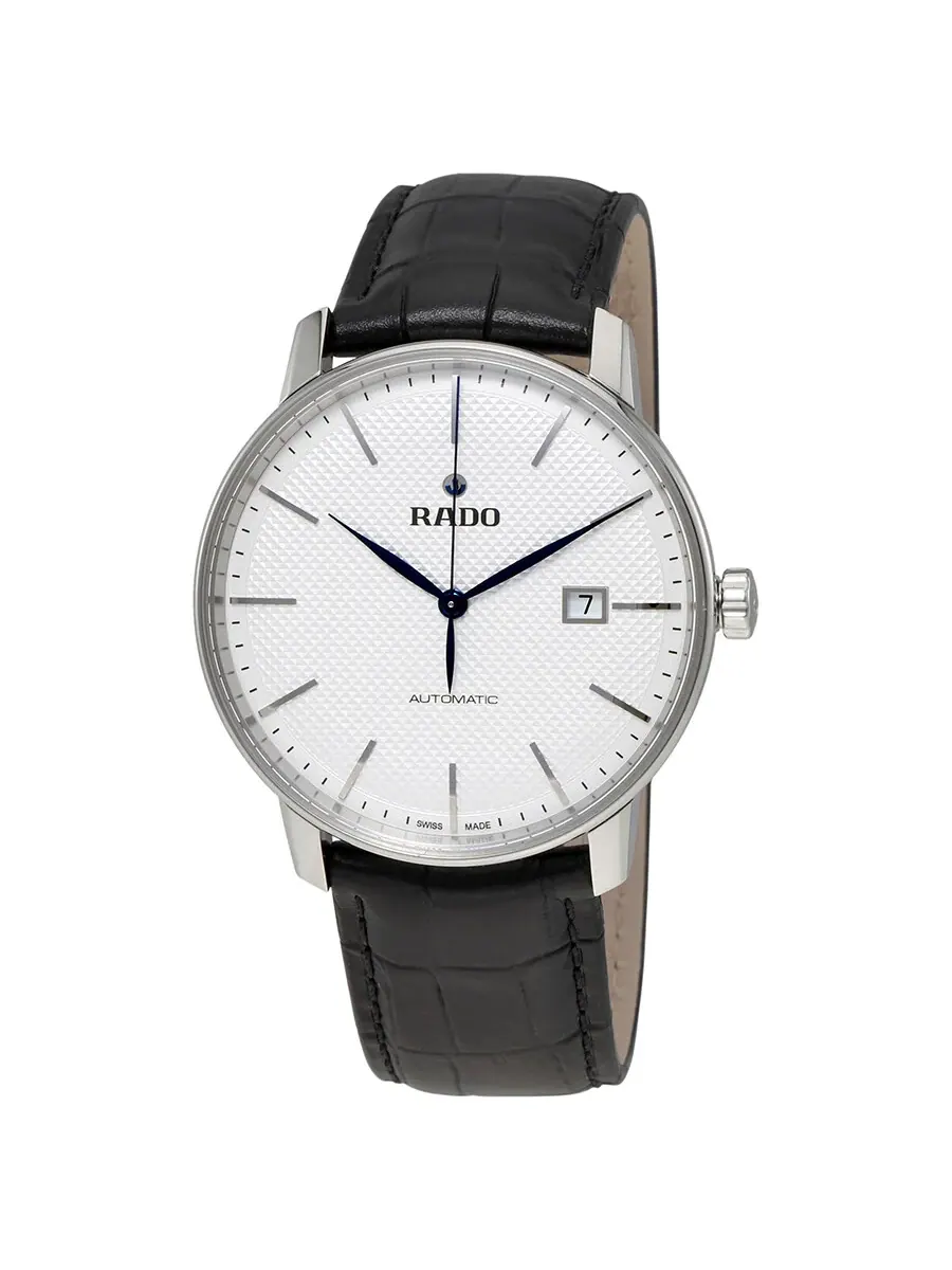 Мужские часы Rado Coupole Classic Automatic с белым циферблатом R22876015 — серебристый