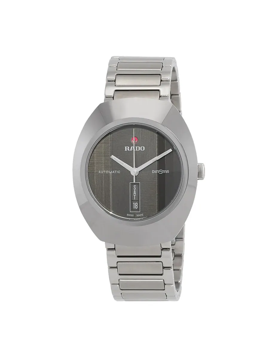 Мужские автоматические часы Rado Diamaster с серебристым циферблатом R12160103 — серебристый