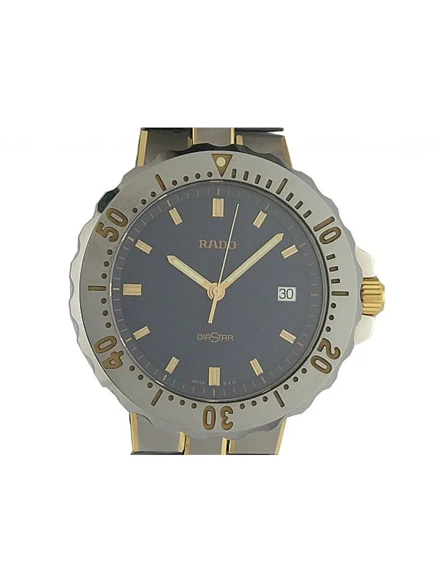 Мужские часы Rado DiaMaster с кварцевым механизмом и синим циферблатом R14362201 — изображение 1 из 1, оттенок серебряный