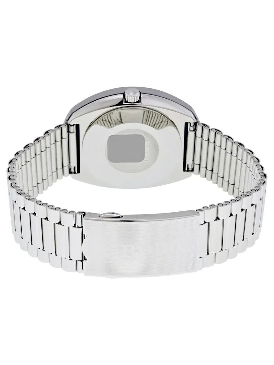 Мужские часы Rado Diastar с автоматическим механизмом и черным циферблатом R12408613 — изображение 3 из 3, оттенок серебряный