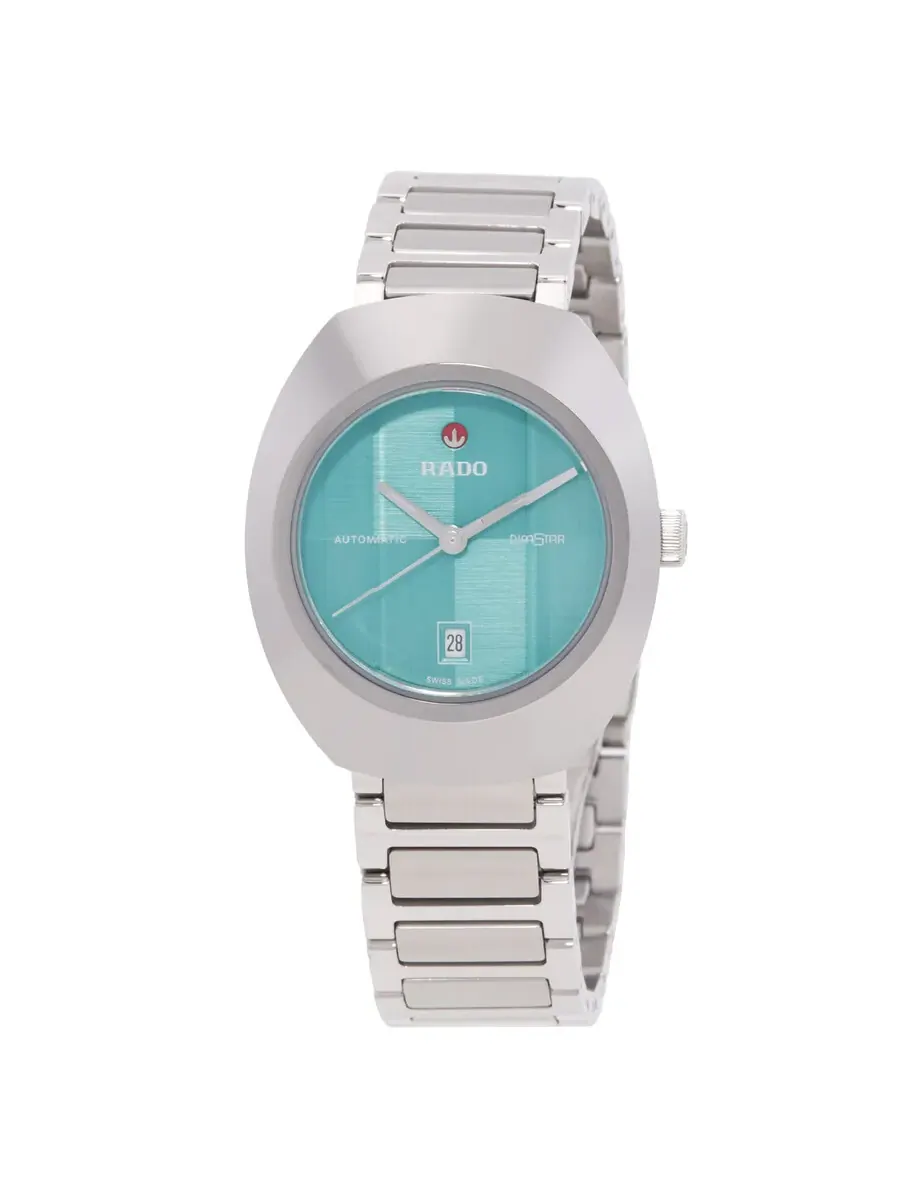 Женские часы Rado DiaStar Original с автоматическим механизмом и бирюзовым циферблатом R12170323 — изображение 1 из 3