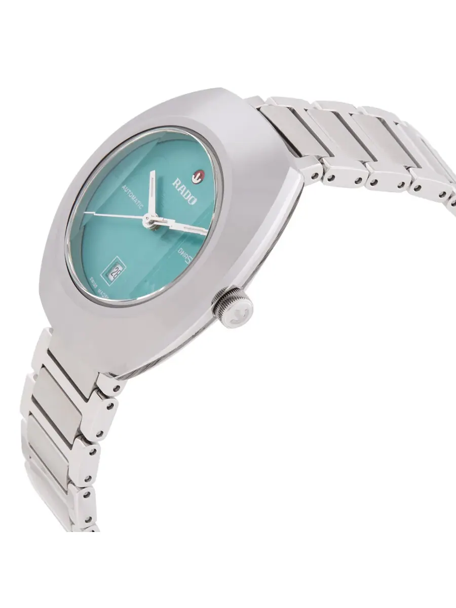 Женские часы Rado DiaStar Original с автоматическим механизмом и бирюзовым циферблатом R12170323 — изображение 2 из 3