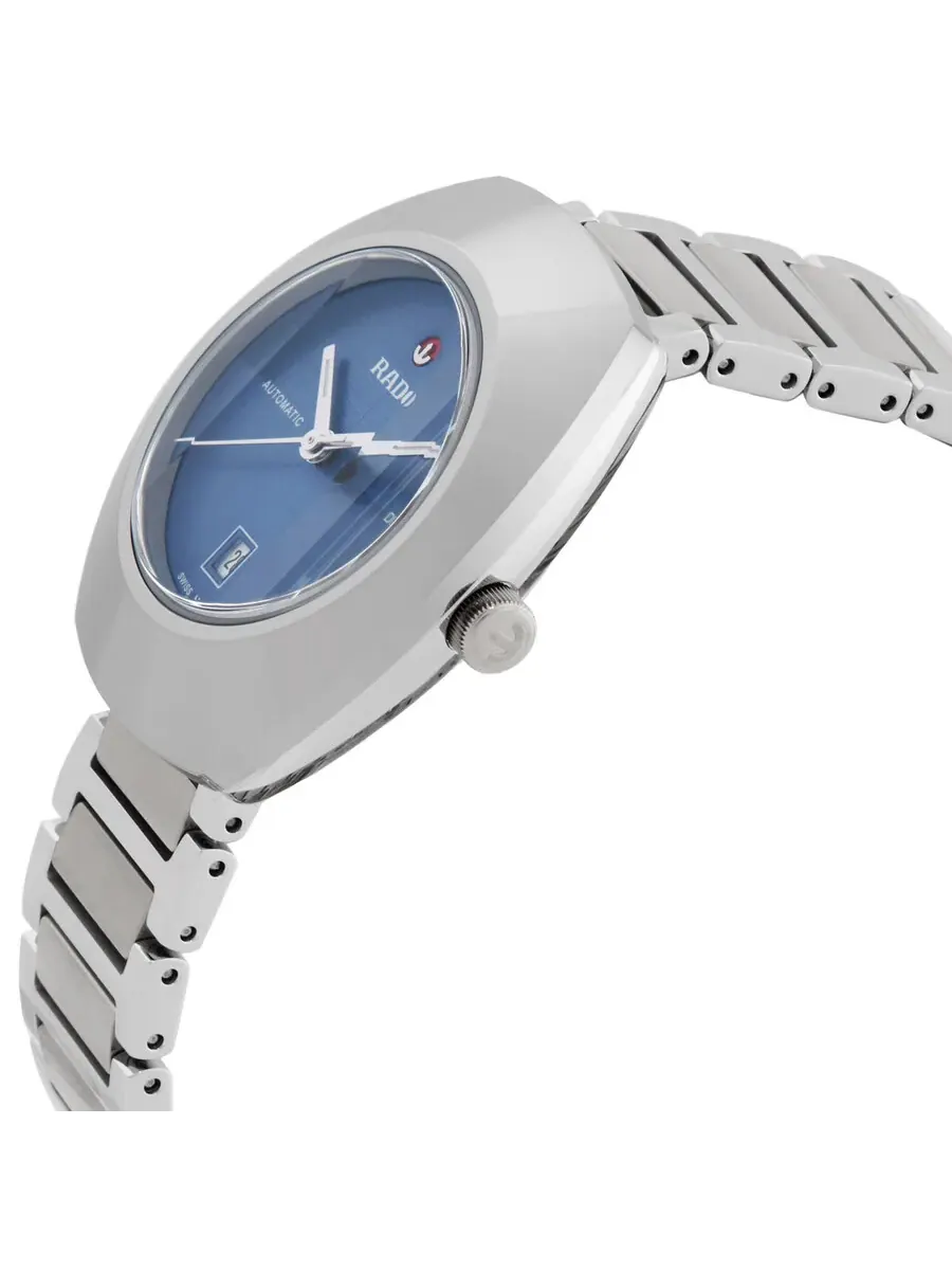 Женские автоматические часы Rado DiaStar с синим циферблатом R12170343 — изображение 2 из 3, оттенок серебряный