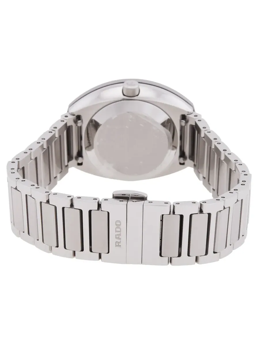 Женские часы Rado DiaStar Original Automatic с фиолетовым циферблатом R12170333 — изображение 3 из 3, оттенок серебряный