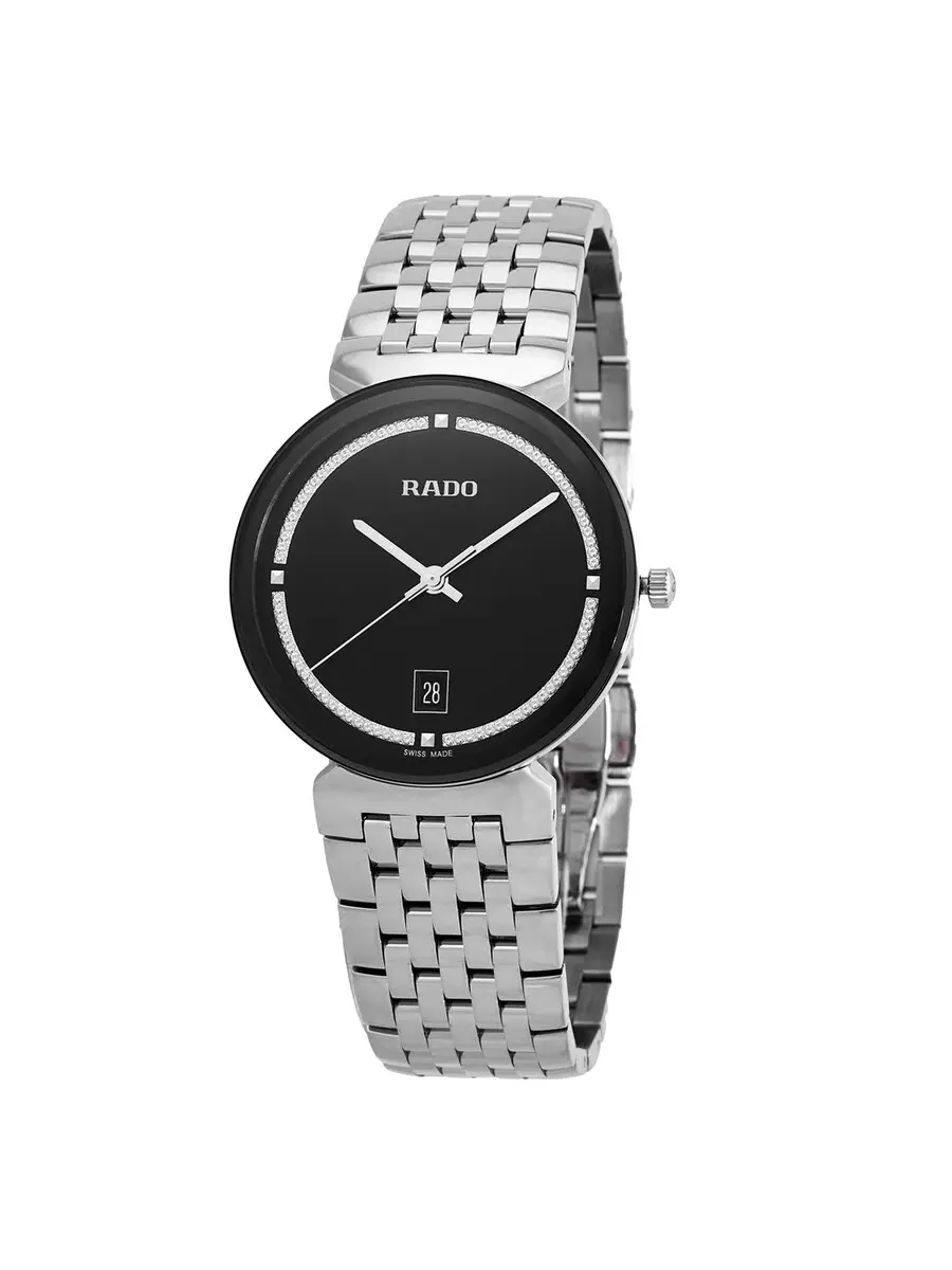 Часы Rado Florence Quartz с черным циферблатом для мужчин и женщин R48912163 — изображение 1 из 3, оттенок черный