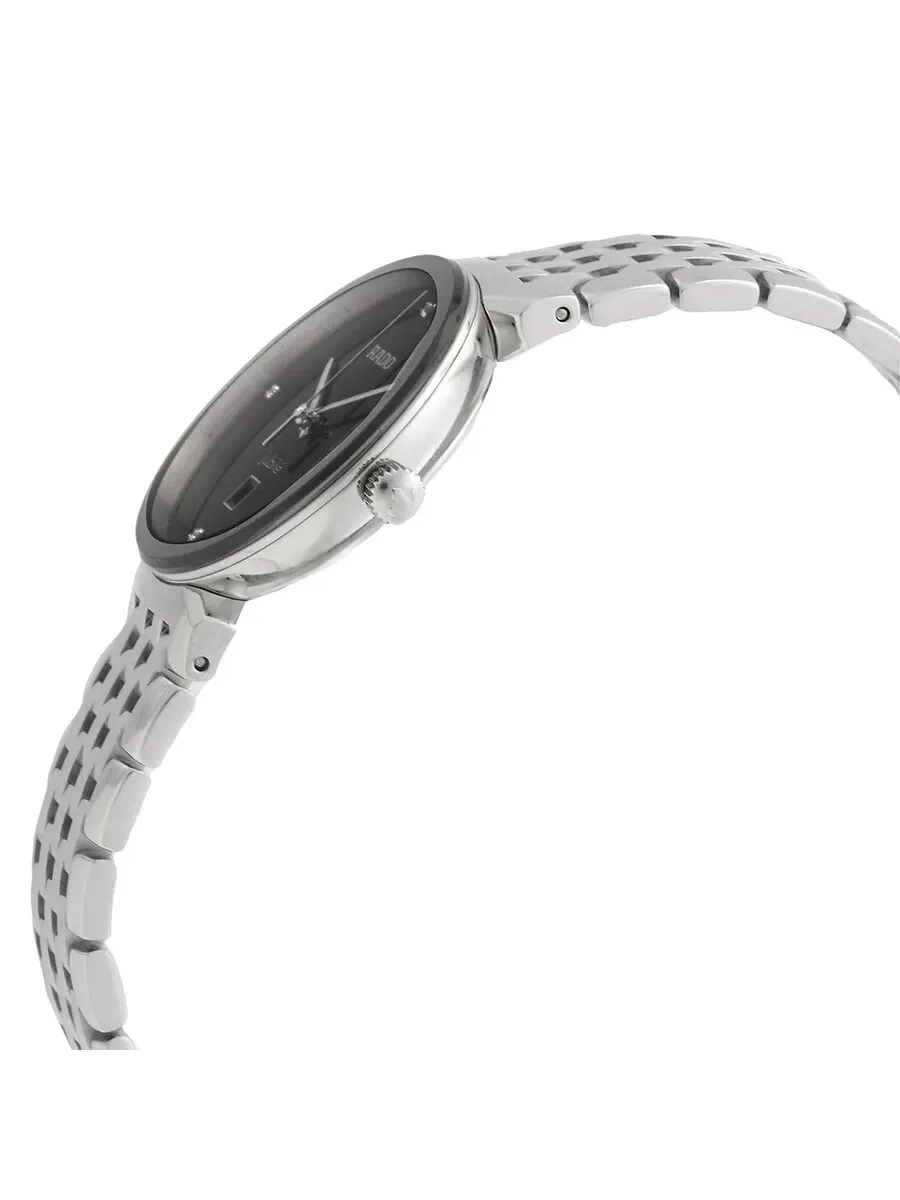 Женские часы Rado Florence Quartz с черным циферблатом и бриллиантом R48913713 — изображение 2 из 3, оттенок черный