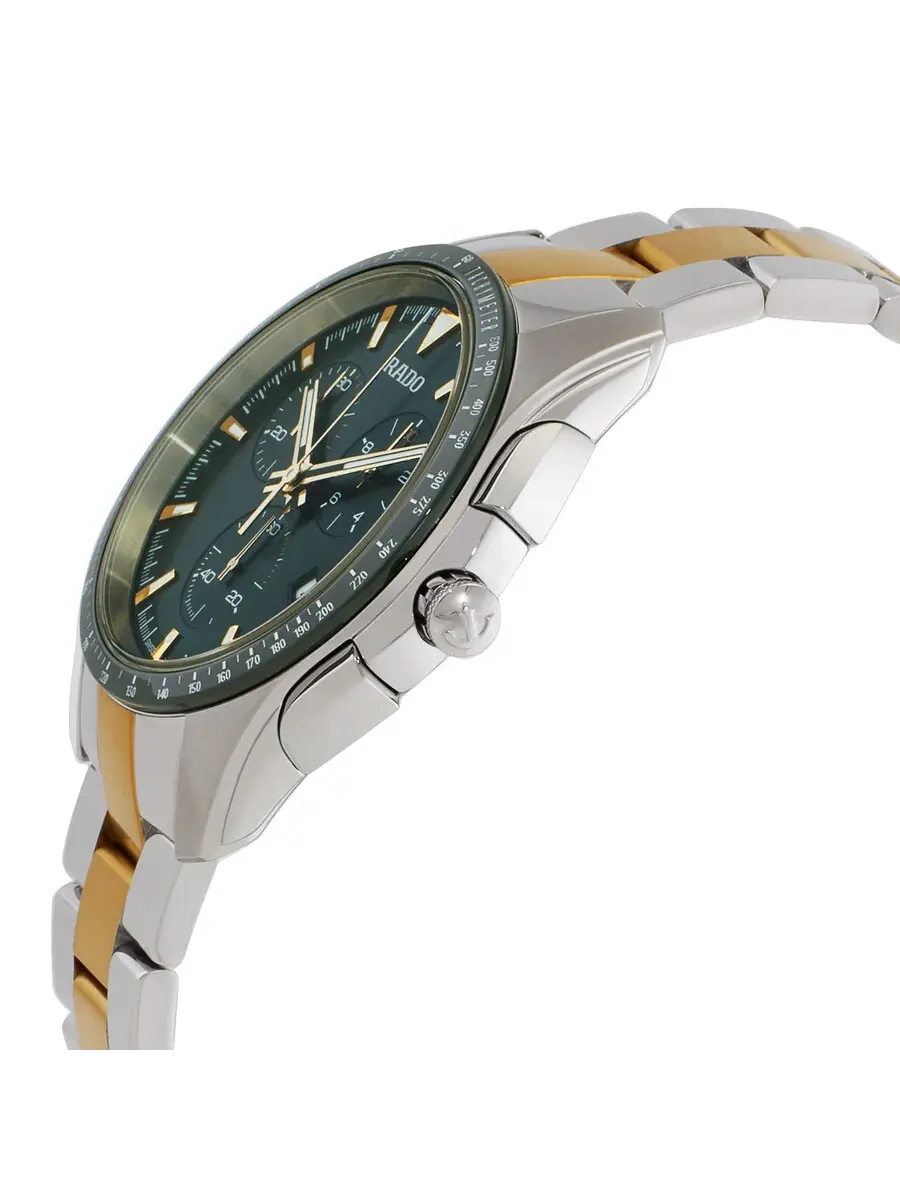 Мужские часы Rado Hyperchrome Chronograph Quartz с зеленым циферблатом R32259323 — изображение 2 из 3, оттенок зеленый