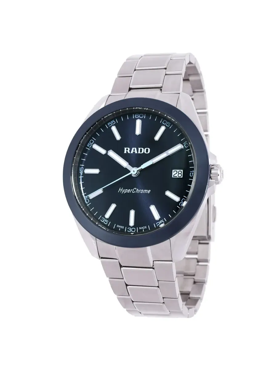 Мужские часы Rado HyperChrome Quartz с темно-синим циферблатом R32280203 — изображение 1 из 3, оттенок синий