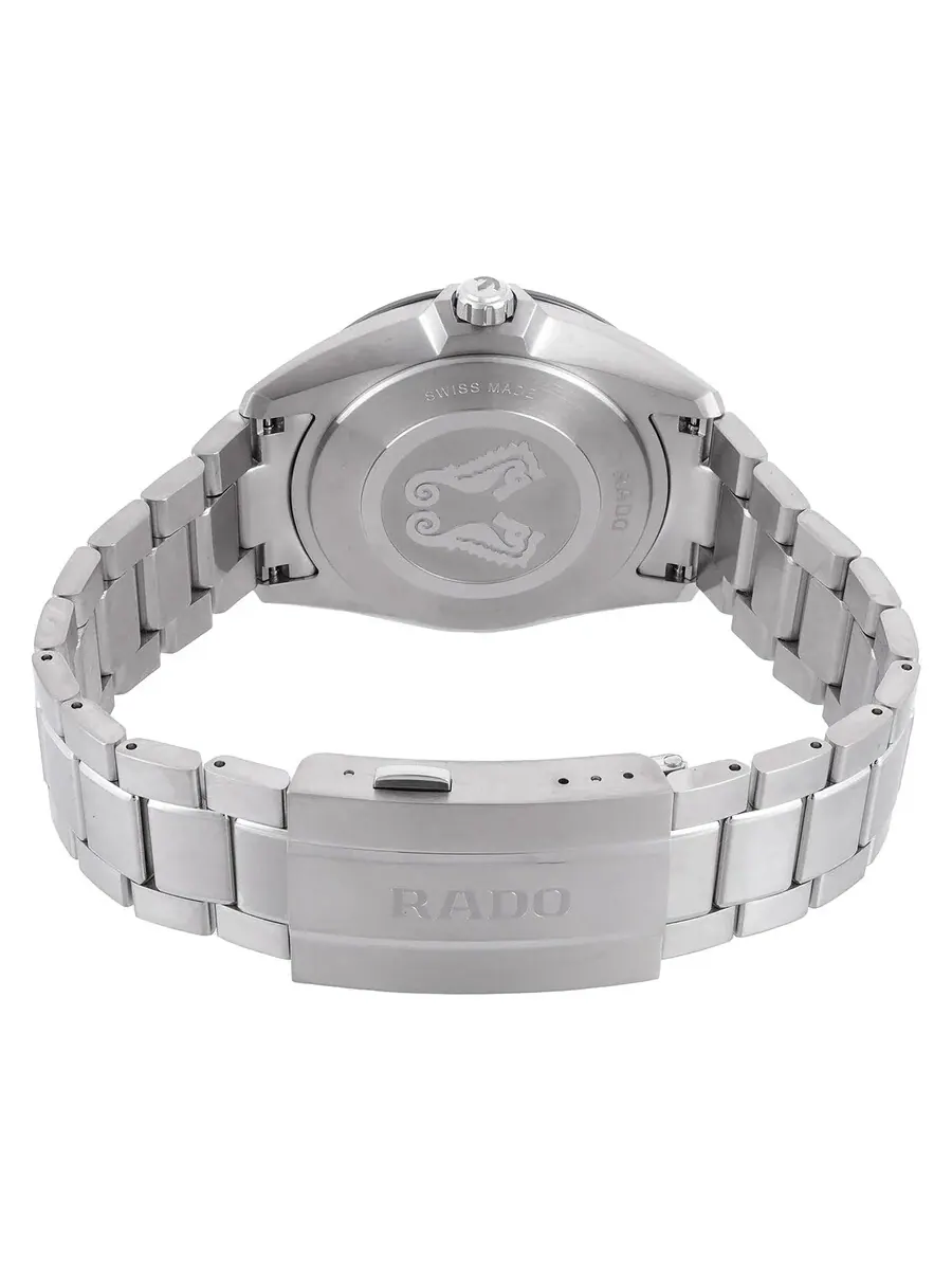 Мужские часы Rado HyperChrome Quartz с голубым ледяным циферблатом R32280213 — изображение 3 из 3, оттенок черный