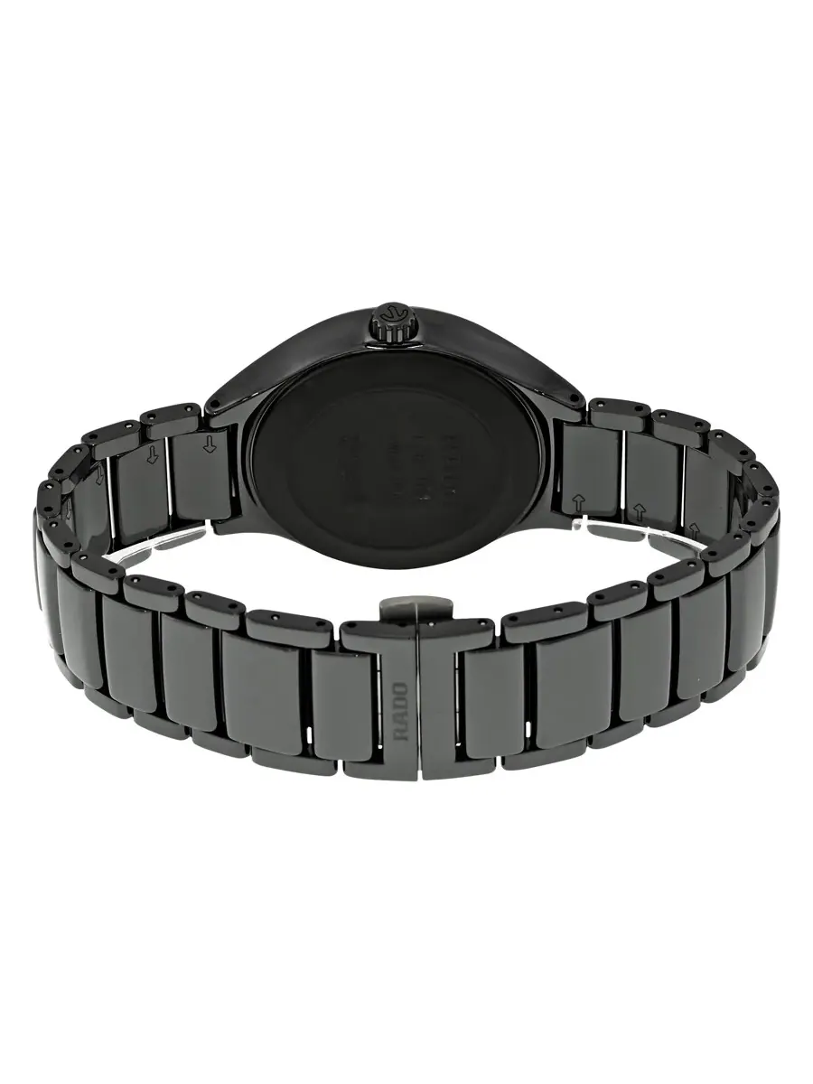 Мужские часы Rado True Automatic с черным циферблатом и черной керамикой R27056152 — изображение 3 из 3, оттенок черный