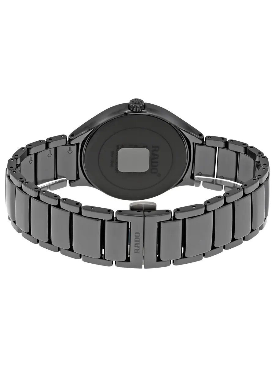 Мужские часы Rado True с черным циферблатом и черной керамикой R27238712 — изображение 3 из 3, оттенок черный