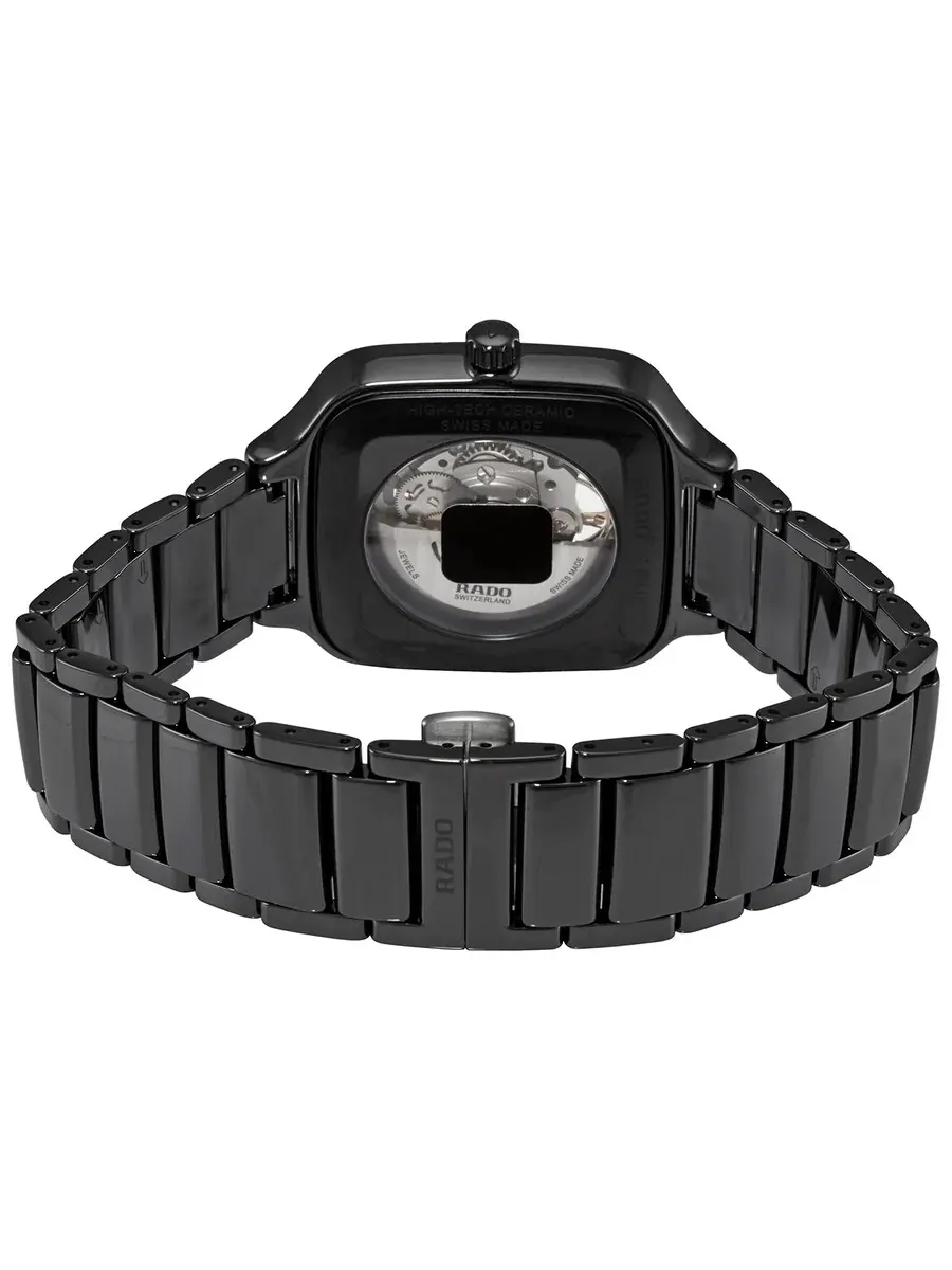 Мужские часы Rado True Square с автоматическим механизмом и черным циферблатом R27086162 — изображение 3 из 3, оттенок черный