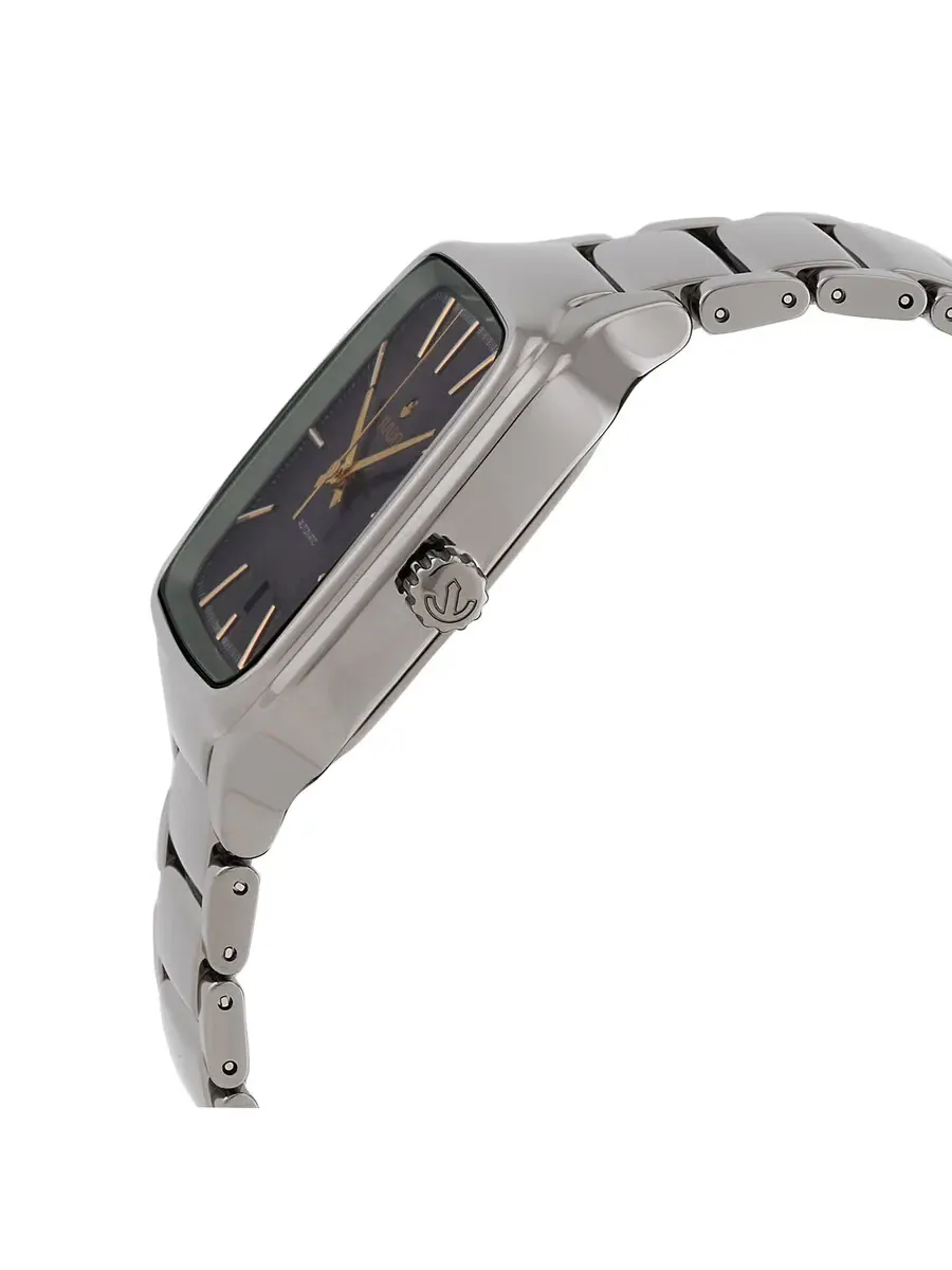 Часы Rado True Square Automatic с серым циферблатом, унисекс, R27077102 — изображение 2 из 3, оттенок серый
