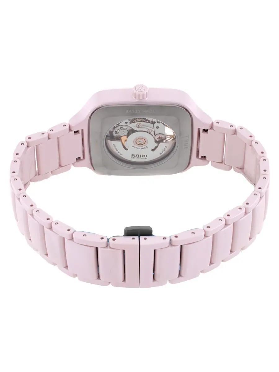 Женские часы Rado True Square Automatic R27123012 — изображение 3 из 3, оттенок розовый