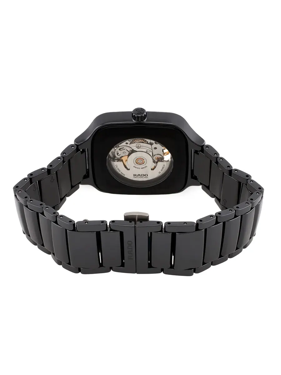 Часы унисекс Rado True Square Automatic с скелетонизированным циферблатом R27124162 — изображение 3 из 3, оттенок черный