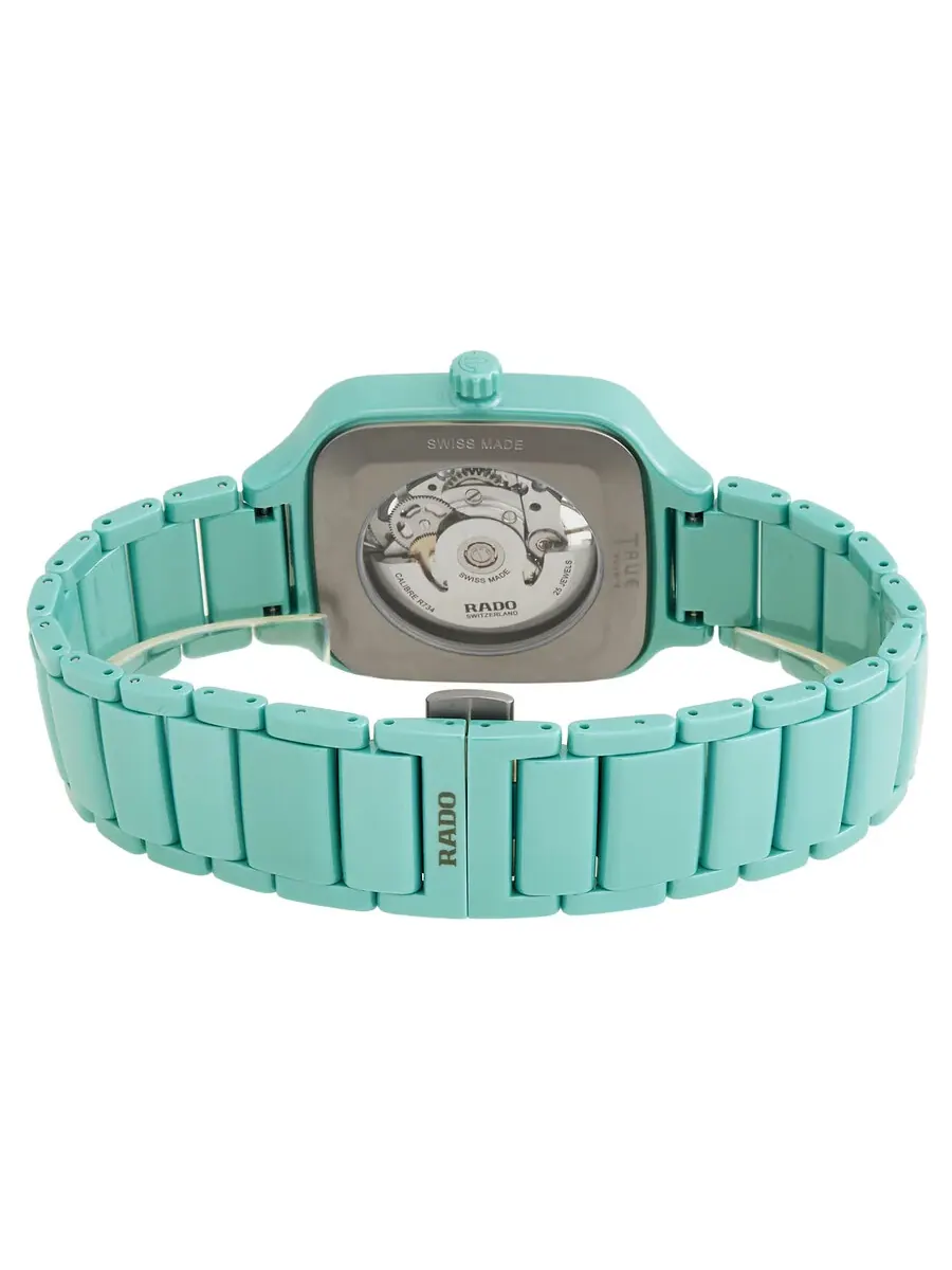 Часы Rado True Square Open Heart Automatic с бриллиантами для мужчин и женщин R27176712 — изображение 3 из 3