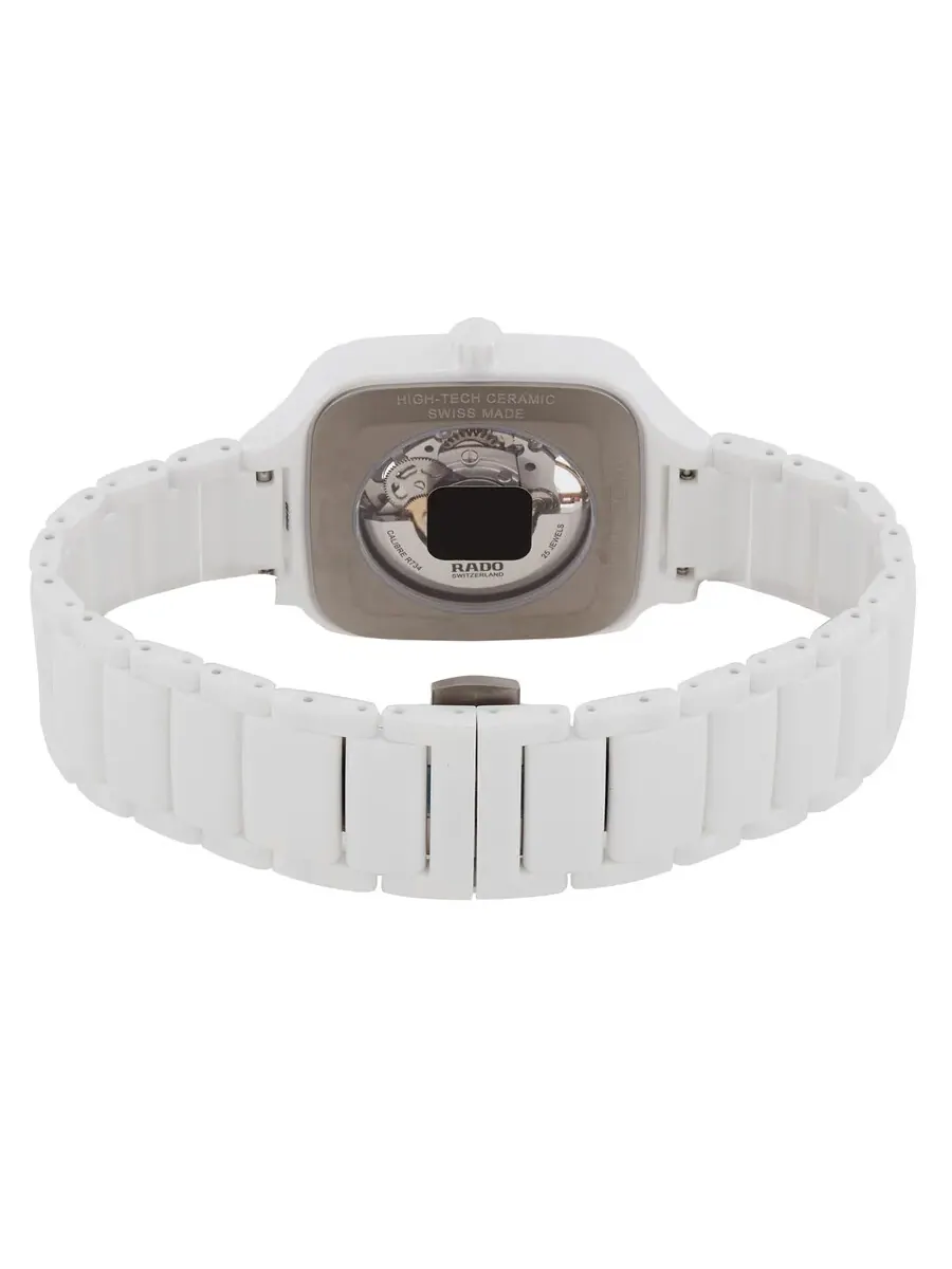 Часы унисекс Rado True Square Open Heart Automatic с белым циферблатом R27073012 — изображение 3 из 3, оттенок белый