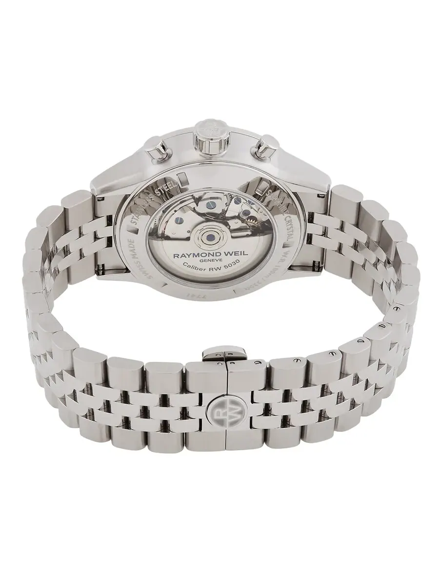 Мужские часы Raymond Weil Freelancer Chronograph Automatic с синим циферблатом 7741-ST3-50021 — изображение 3 из 3