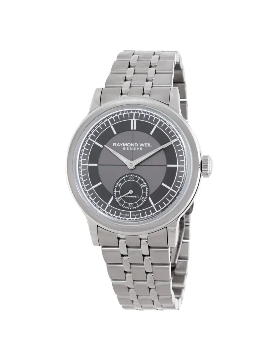 Мужские часы Raymond Weil Millesime Automatic с антрацитовым циферблатом 2930-ST-60001 — изображение 1 из 3