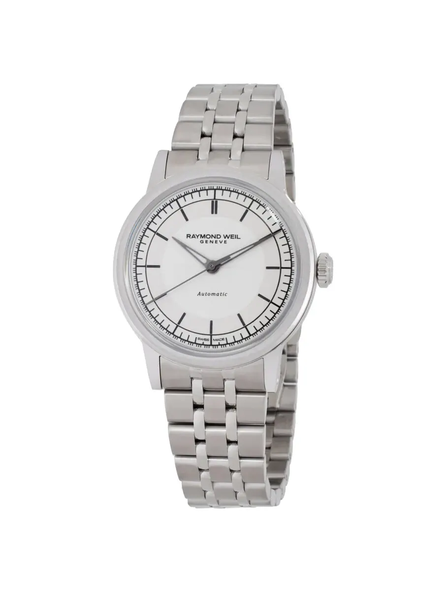 Женские часы Raymond Weil Millesime Automatic с кремовым циферблатом 2125-STS-64001 — изображение 1 из 3, оттенок серебряный