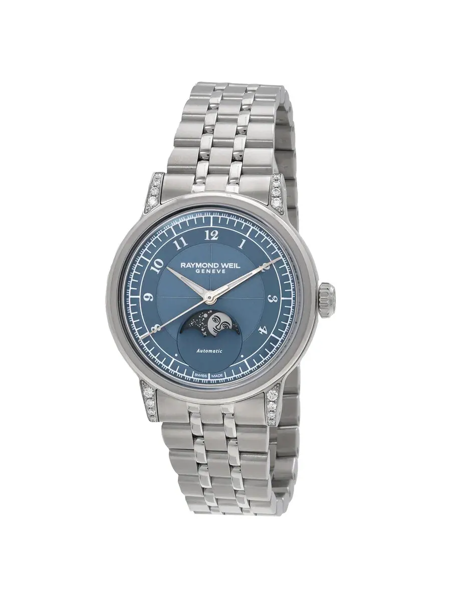 Женские автоматические часы Raymond Weil Millesime 2145-STS-05511 — изображение 1 из 3, оттенок серебряный