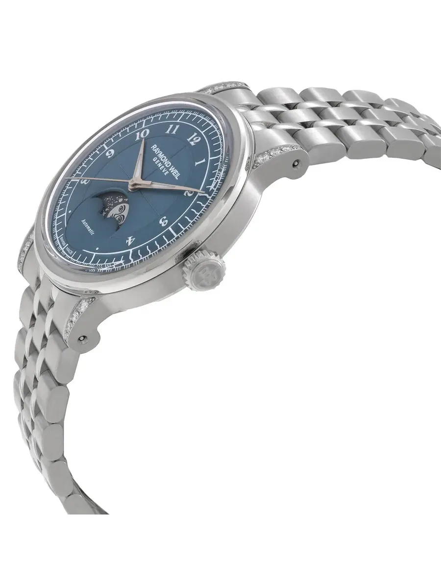 Женские автоматические часы Raymond Weil Millesime 2145-STS-05511 — изображение 2 из 3, оттенок серебряный
