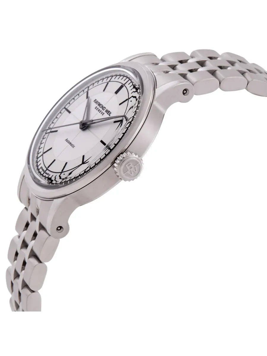 Женские часы Raymond Weil Millesime Automatic с серебристым циферблатом 2125-ST-65001 — изображение 2 из 3