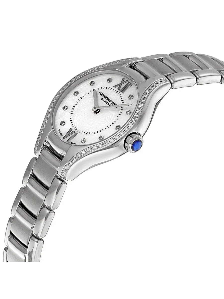 Женские часы Raymond Weil Noemia с перламутровым циферблатом и бриллиантами 5124-STS-00985 — изображение 2 из 4