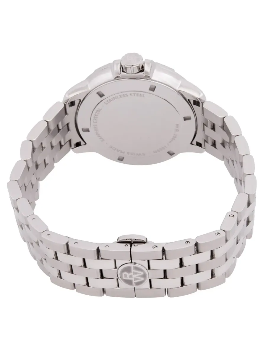 Мужские часы Raymond Weil Tango Quartz с синим циферблатом 8160-ST-50041 — изображение 3 из 3, оттенок серебряный