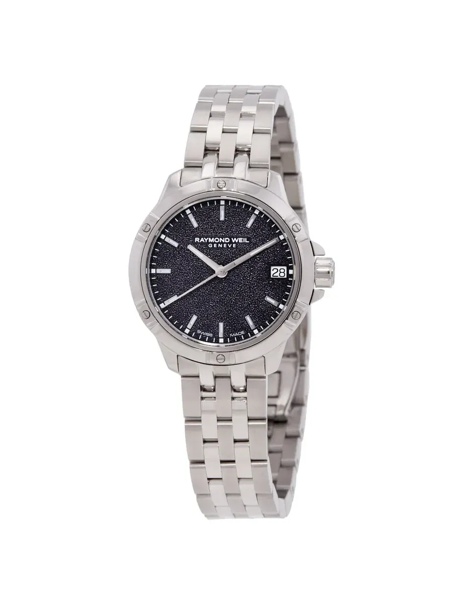 Женские кварцевые часы Raymond Weil Tango с фиолетовым матовым циферблатом, модель 5960-ST-50161 — изображение 1 из 3