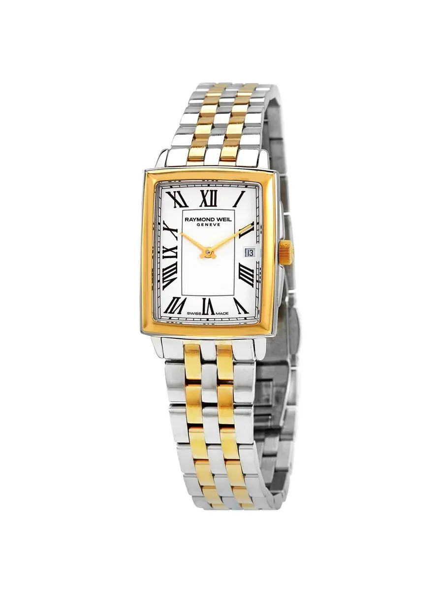 Женские кварцевые часы Raymond Weil Toccata с белым циферблатом, модель 5925-STP-00300 — изображение 1 из 3