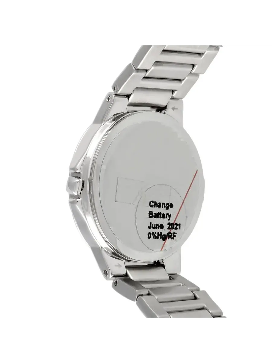 Женские часы Rebecca Minkoff Cali Quartz Silver с белым циферблатом 2200303 — изображение 3 из 4, оттенок серебряный