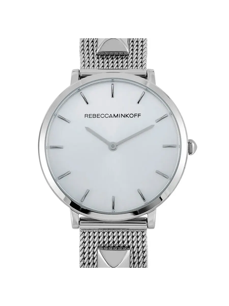Женские часы Rebecca Minkoff Major Quartz Silver с белым циферблатом 2200001 — изображение 1 из 4, оттенок серебряный