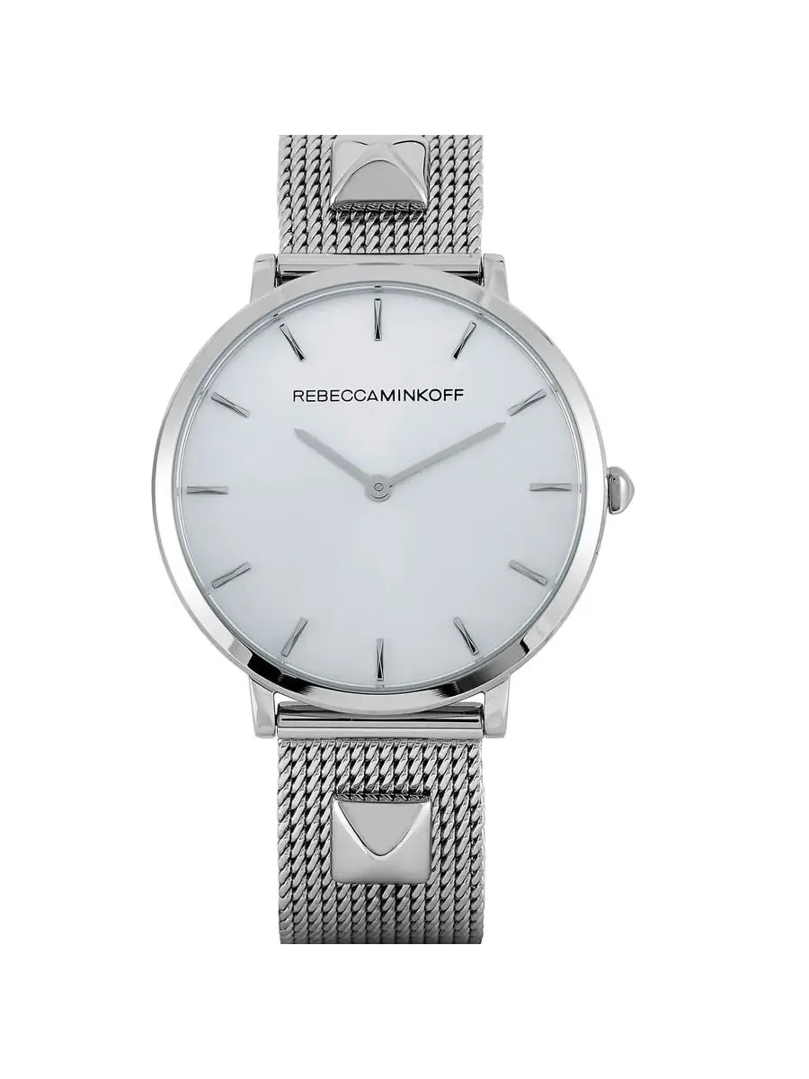 Женские часы Rebecca Minkoff Major Quartz Silver с белым циферблатом 2200001 — изображение 2 из 4, оттенок серебряный