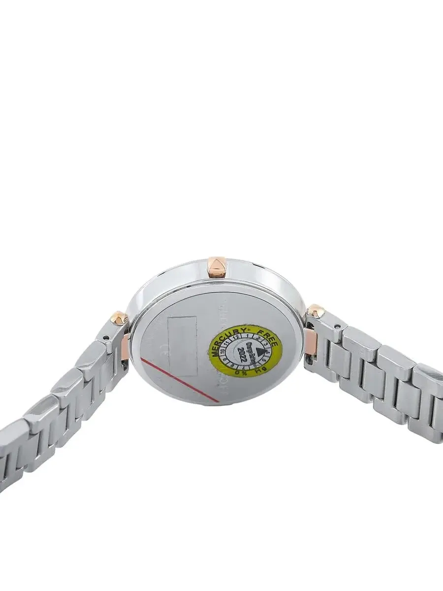 Женские часы Rebecca Minkoff Nina Quartz Silver с белым циферблатом 2200279 — изображение 4 из 4, оттенок серебряный