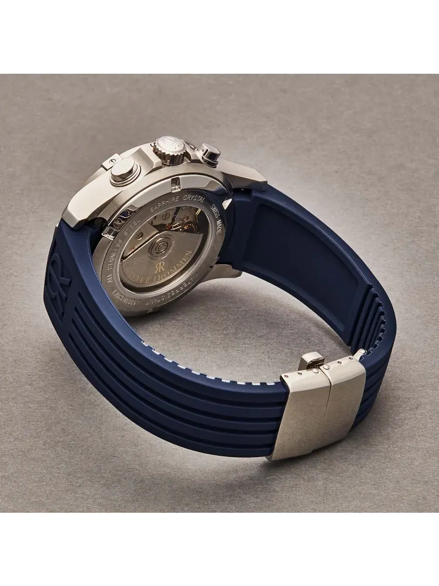 Мужские часы Revue Thommen Air Speed Chronograph Automatic с синим циферблатом 16071.6825 — изображение 3 из 4