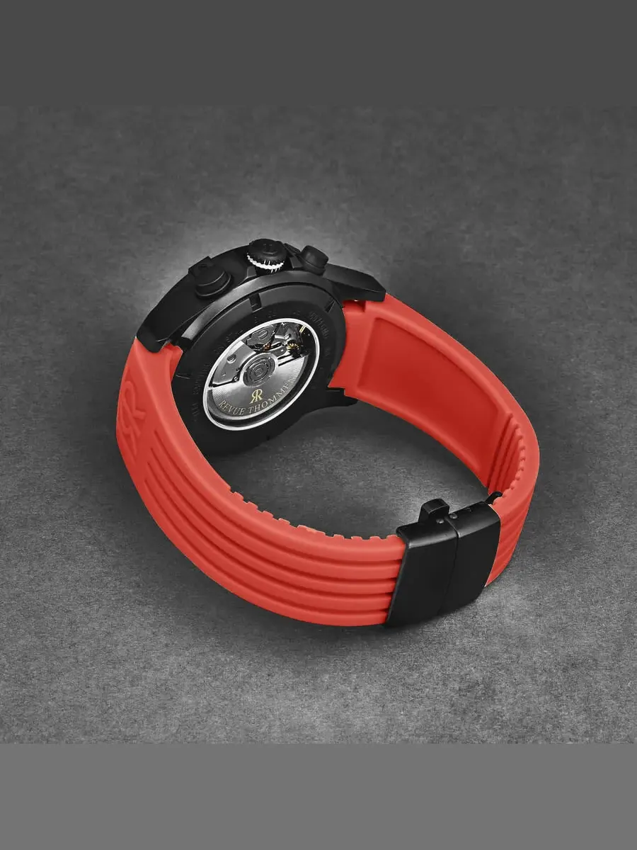 Мужские часы Revue Thommen Air Speed Chronograph с черным циферблатом 16071.6676 — изображение 3 из 7, оттенок черный