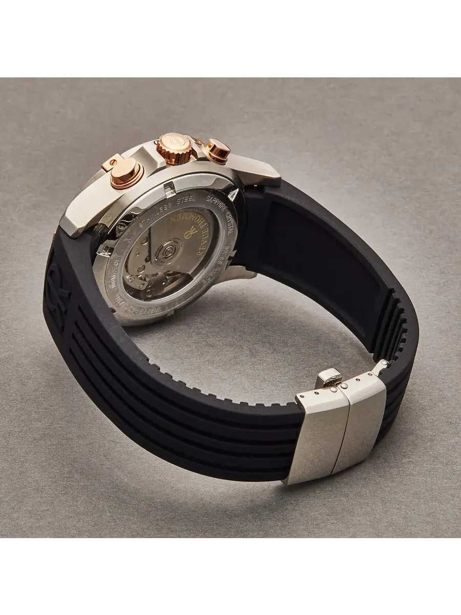 Мужские часы Revue Thommen Air Speed XL Chronograph Automatic с черным циферблатом 16071.6859 — изображение 3 из 4